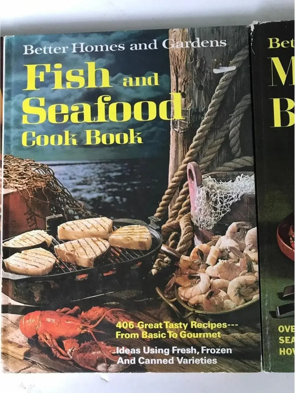 Vintage Better Homes & Gardens Cookbook Set: 1960s Meat, Bread, Seafood